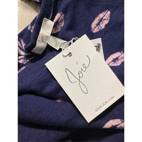 New. JOIE navy kiss print sweatshirt. Retails $138 - Picture 7 of 8